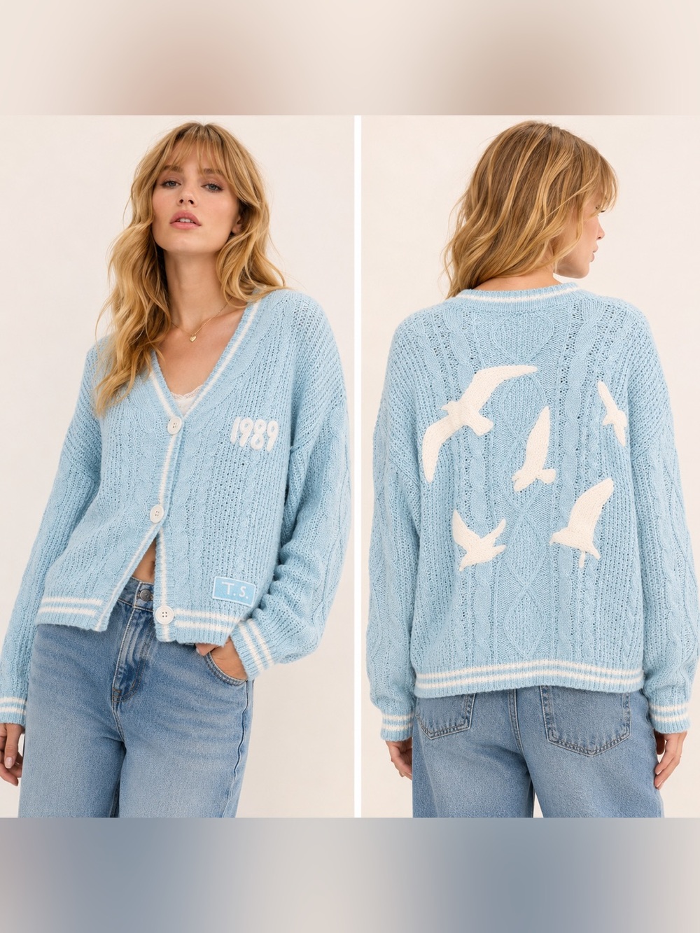 Taylor Swift Official 1989 Taylor’s Version Cardigan Med/Large